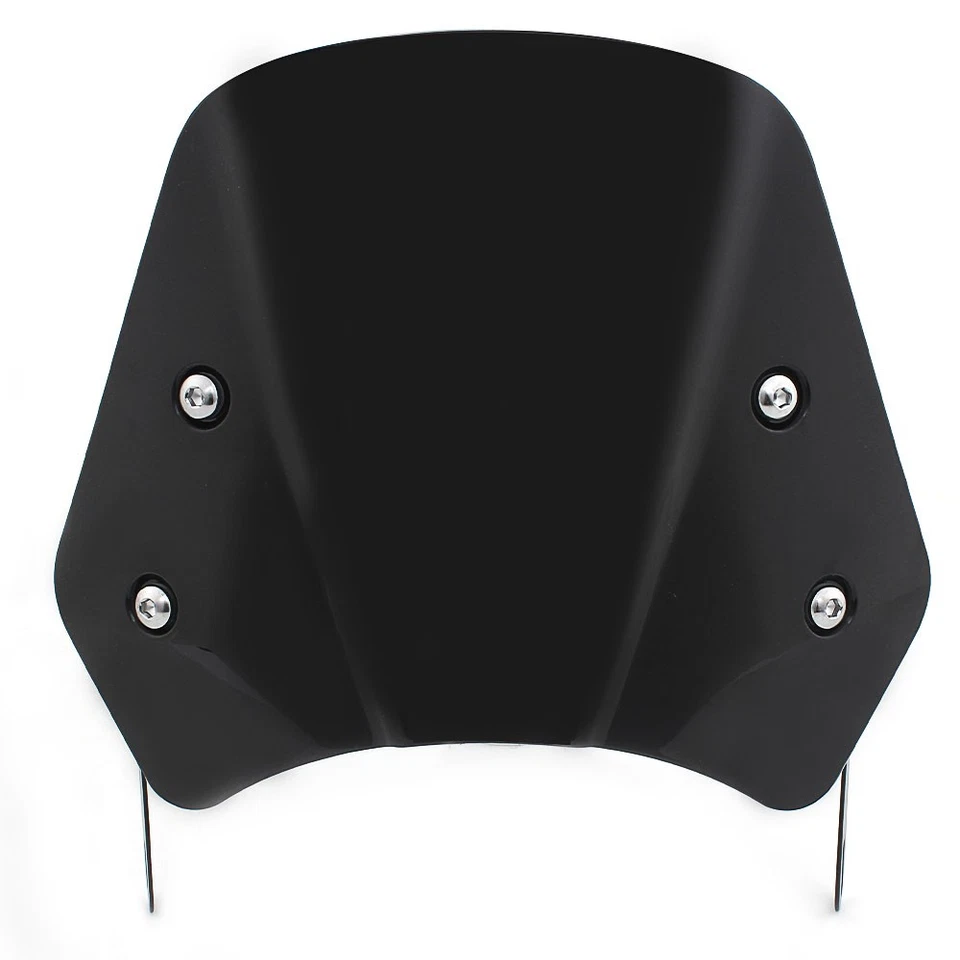 5-8" Negro Faro Carenado Parabrisas Parabrisas Visera Universal Para Kawasaki Foto 3 de 4