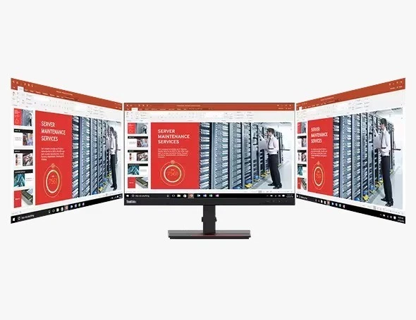 New Boxed ThinkVision T24h-20 23.8" QHD USB-C Monitor UKCA - Image 2 of 4