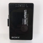 Vintage Sony Walkman WM-AF22 AM/FM Radio Cassette Player Black Gray PARTS REPAIR