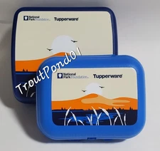 Tupperware Sandwich Keeper and Snack Packables National Park Foundation Eco Set