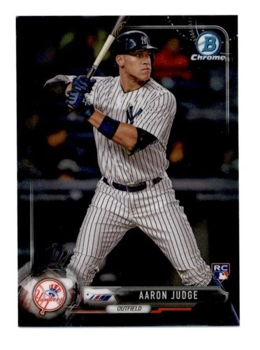 AARON JUDGE 2017 BOWMAN CHROME #56 YANKEES ROOKIE CARD RC (READ) T6942