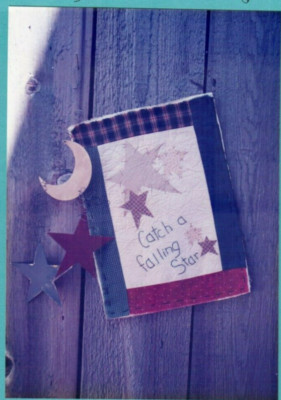 Catch A Falling Star Wall Quilt & Tin Ornament Pattern Primitive Folk Art