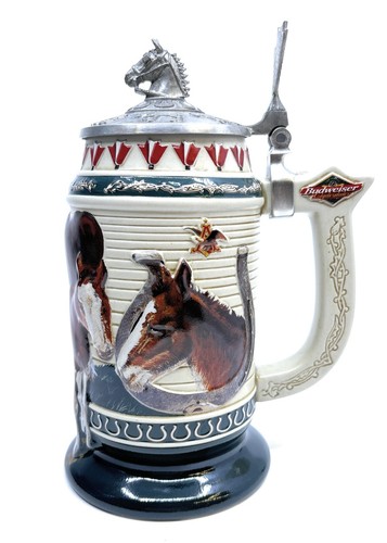 BEER STEIN Anheuser Busch Collectors Club 2000 Membership Born to Greatness MINT - Picture 3 of 6