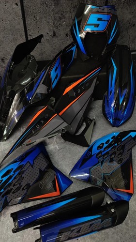 Grafik + Plastik KTM EXC EXC-F 2008-2011 dekor angewandte satz - Bild 5 von 16