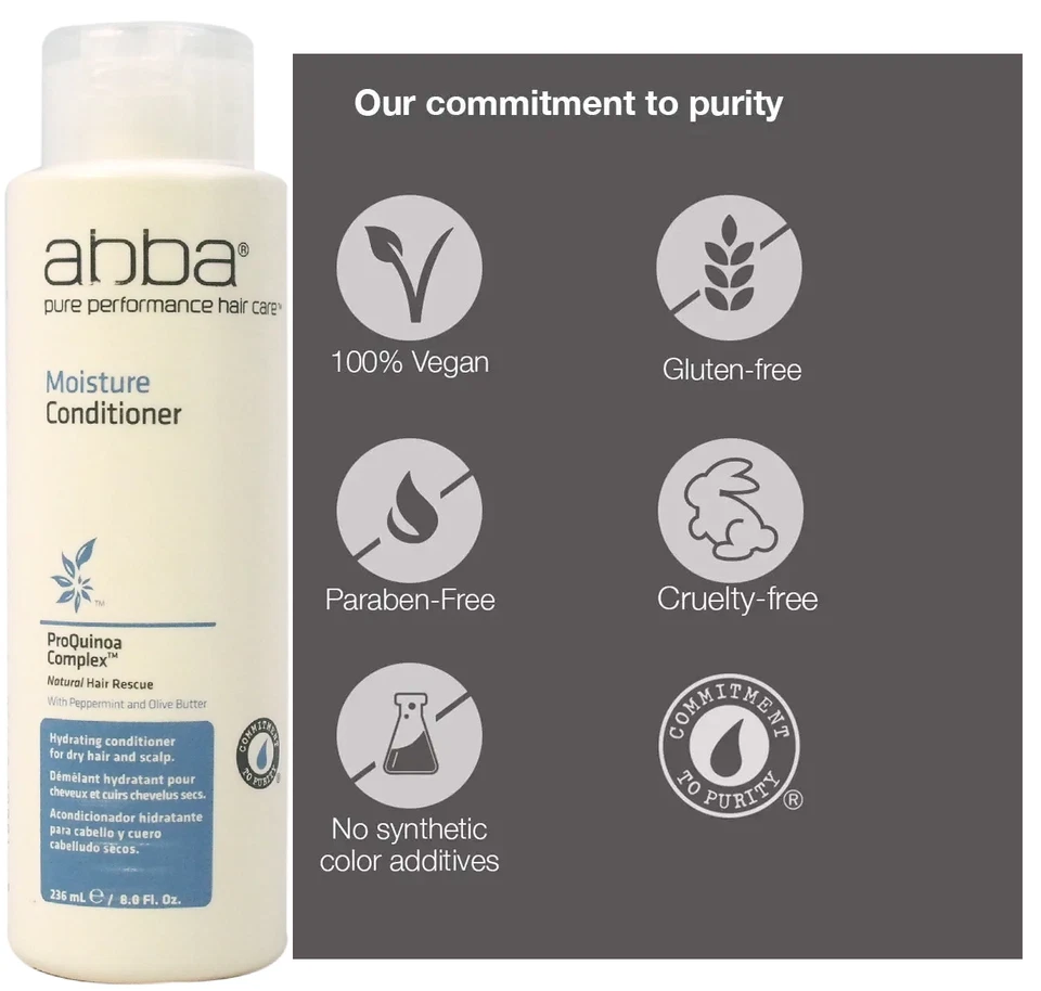Abba Moisture Conditioner - Damage & Repair Hair 8 Oz Set of 12 - Image 4 of 4