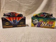 NASCAR Racing Action Platinum Series Batman & Joker Collectible Cars 