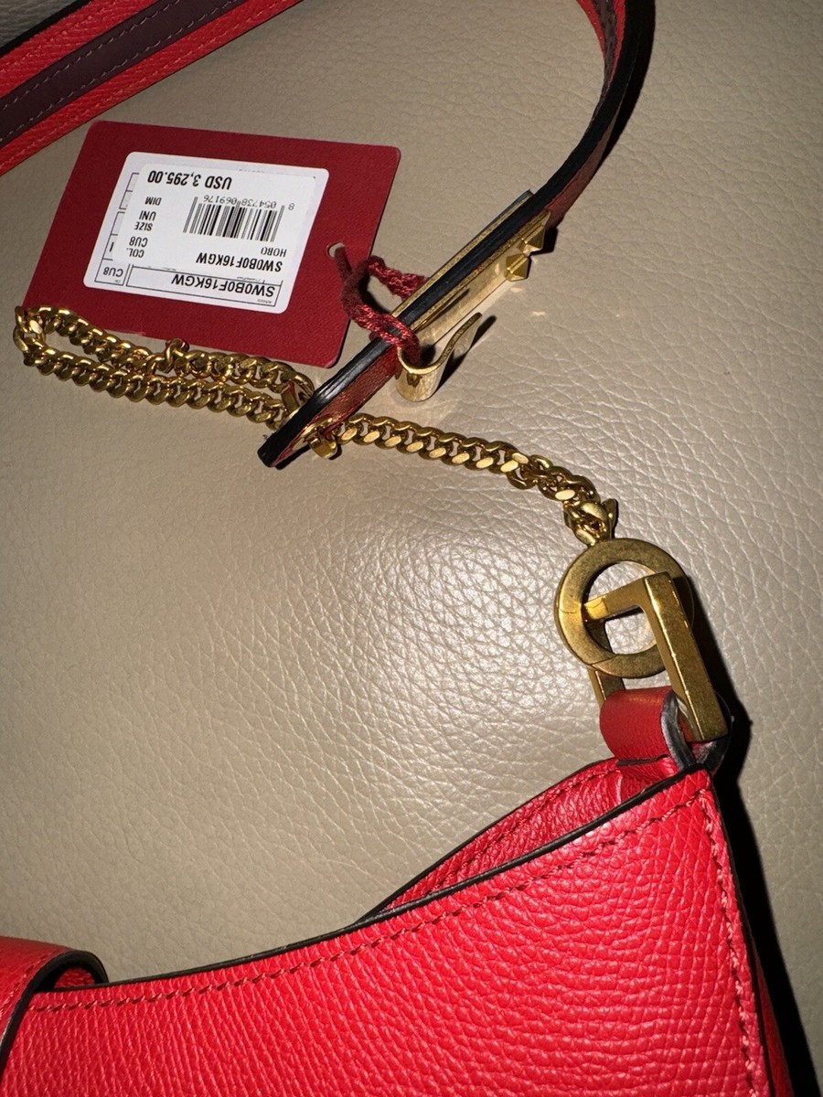 NWT Valentino Garavani Red Large VSLING Hobo Bag in Grainy NWT Valentino Garavani Red Large VSLING Hobo Bag in Grainy