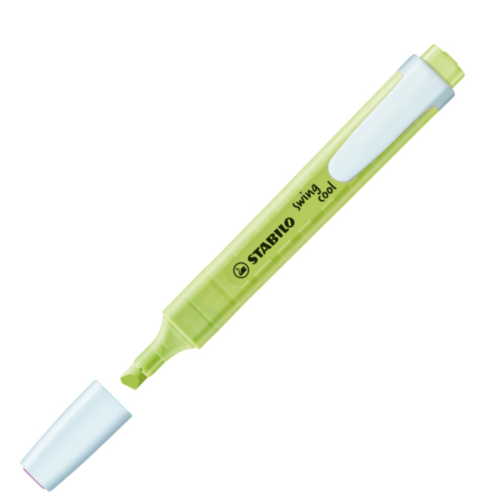 EVIDENZIATORE SWING COOL PASTEL - PUNTA A SCALPELLO - TRATTO 1 - 4 MM - LIME 133