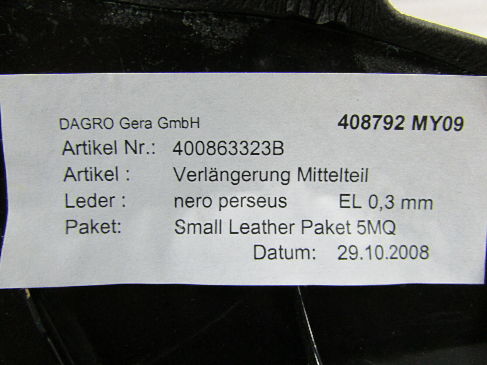 Lamborghini Gallardo, Coupe, Spyder, Shifter Cover Bezel, Black, P/N 400863323B