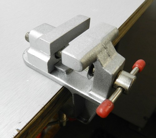 Mini Vise Aluminum Bench Swivel Clamp On Bench Miniature Vise Jewelers Hobby - Picture 12 of 12