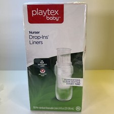 Playtex Baby Drop-Ins Liners, 8oz - 100 Count BPA Free