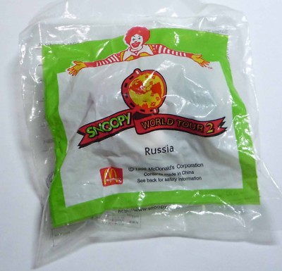happy streetさん専用 McDONALDS Snoopy World Tour 2 RUSSIA Toy Kids MINT 1999 Collect