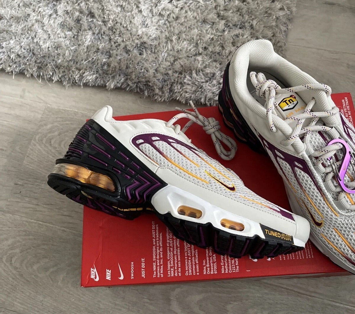 Nike Air Max Plus III TN Tuned 3 Trainers DX2664 001 Mens Size UK 6 Viotech  | eBay UK