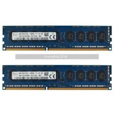 DDR3L 16GB 2x8GB PC3L-12800E 1600MHz ECC Unbuffered UDIMM Ram for HP Workstation