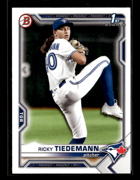 2021 Bowman Draft #BD-89 Ricky Tiedemann