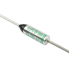 2Pcs AUPO BF104X Thermal Fuse Links Axial Lead TF Cutoff 104℃ 104C 250V 16A