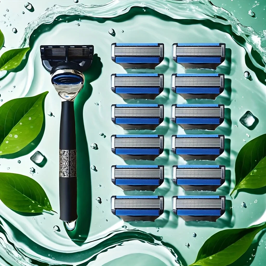 Gillette Fusion5 Power Rasoio Da Uomo A 5 Lame, 1 Manico 2 Lamette 1 Batteria - Foto 8