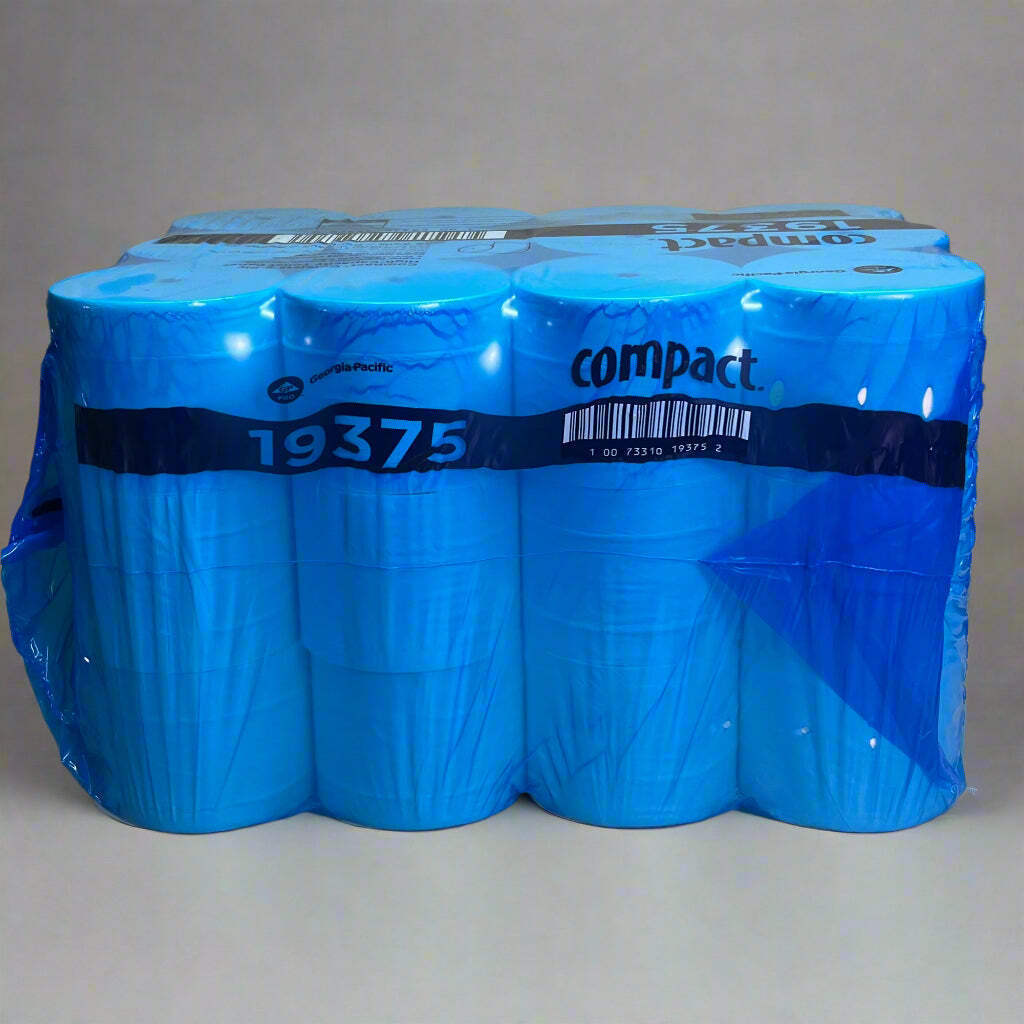 COMPACT 2-Ply Toilet Tissue Paper 1000 Sheets, 36 Rolls per Case, 4x3.8 White