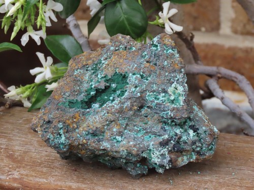 Rough & Raw Natural Malachite and Chrysocolla Crystal Piece 443 grams Mineral - Picture 5 of 5