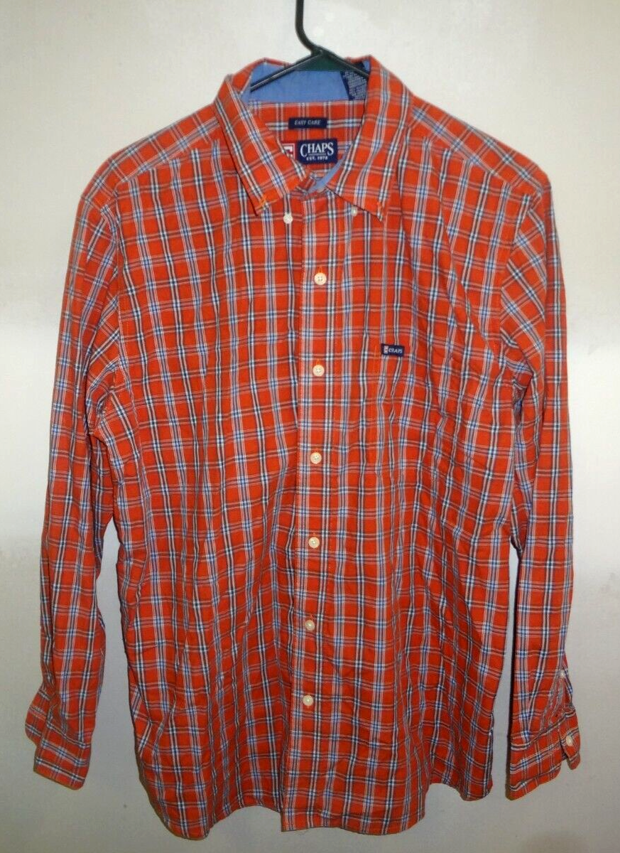 chaps button down shirt Plaid Large