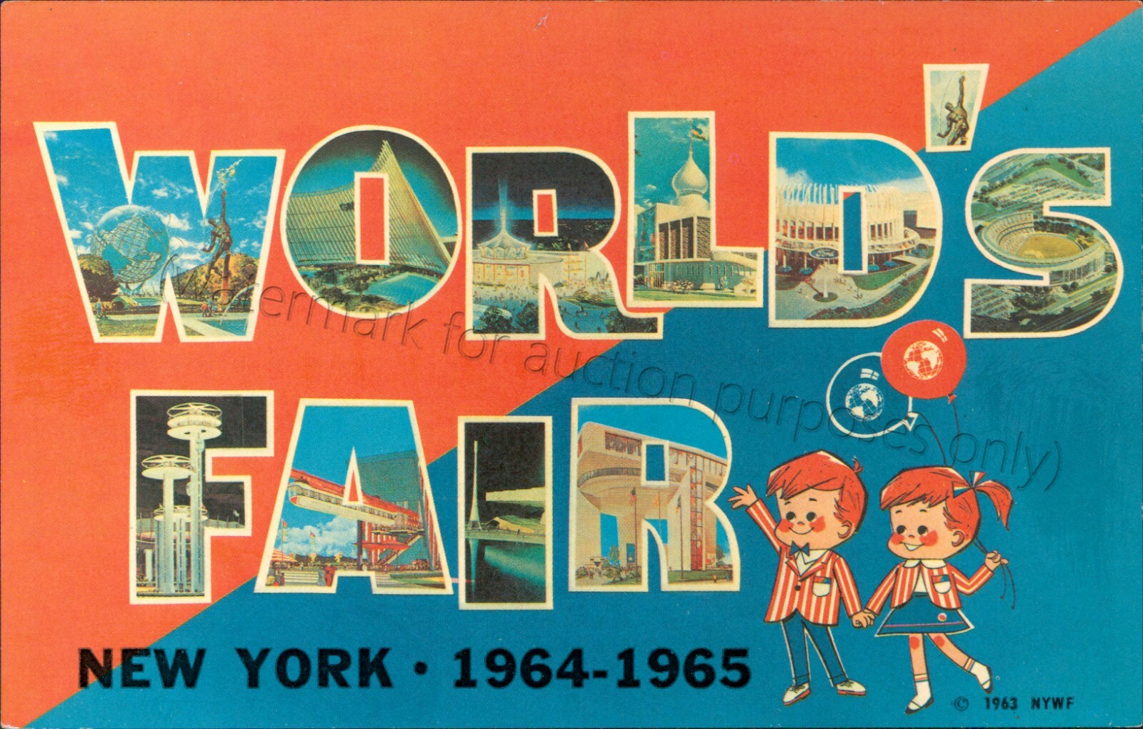 New York NYC World's Fair 196465, Peace, Understanding Vintage NY
