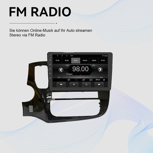 Autoradio Für Mitsubishi Outlander 2012-2018 Android 13 Carplay GPS Navi 2G+64GB - Bild 16 von 20