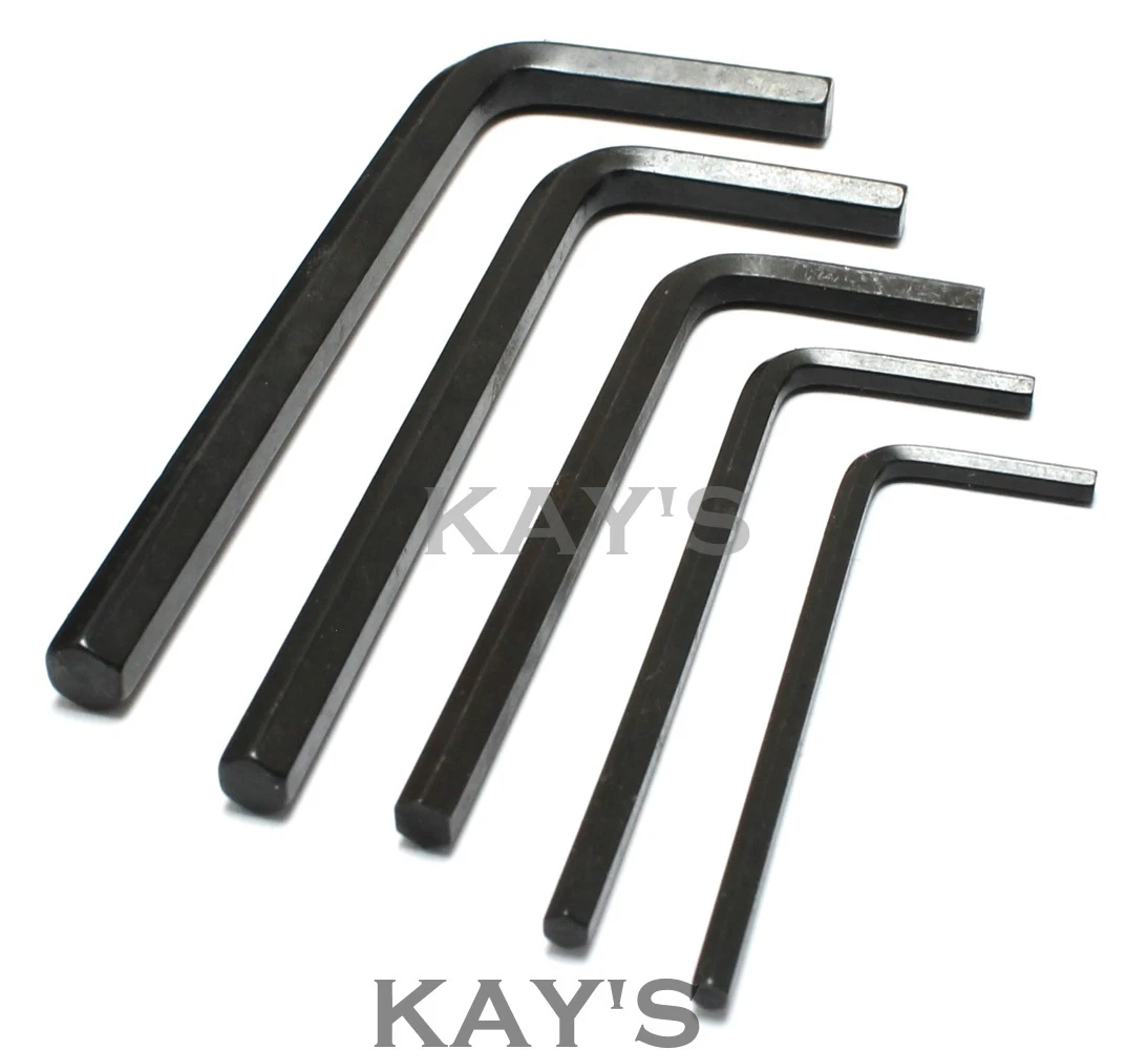 HEX ALLEN KEYS 1.5mm 2mm 2.5mm 3mm 4mm 5mm 6mm 8mm 10mm HEXAGON