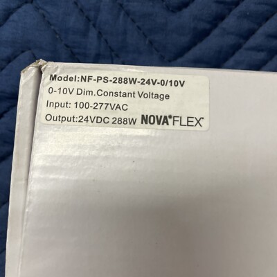 NOVA FLEX 0-10 LED Driver  NF-PS-288W-24V-0/10V