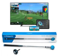 Phigolf 2 Home Smart Screen Golf Simulator Swing Trainer WGT E6 PHG-200 EXPRESS