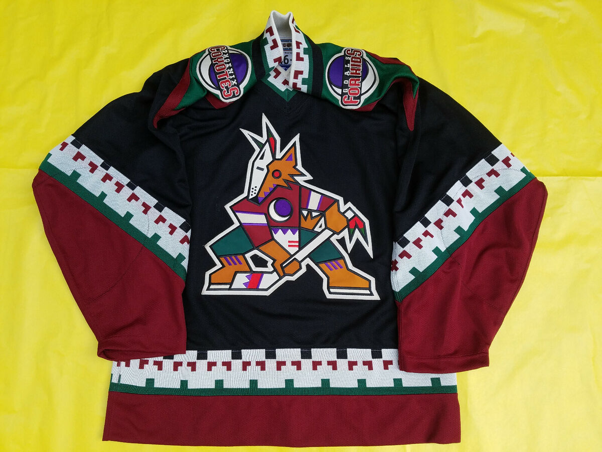 Arizona coyotes Jersey Mens Authentic 46-R retro Starter Arizona coyotes Jersey Mens Authentic 46-R retro Starter