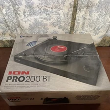 Ion Pro 200BT Turntable New In Box 🎸🎷🎤🔥