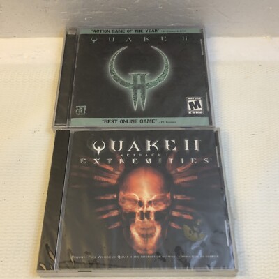 Lot Quake II 2 2001 Expansion Net pack 1 Extremities PC CDROM FACTORY SEALED NEW