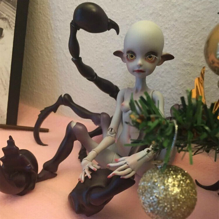 1/6 BJD Doll Scorpion Girl Animal Body Face Up+ Body Blushing