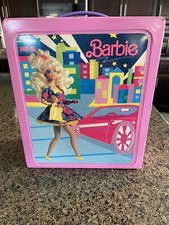 Vintage 1989 Mattel Tara Toys Barbie Doll Vinyl Trunk Fashion Case Carry