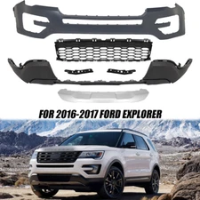 For 2016-2017 Ford Explorer Front Bumper Cover Fascia Complete Kit Primed Black