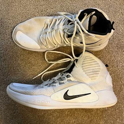 Nike Hyperdunks ARO467-100 High Top White Basketball Shoe Mens Size 13 Sneakers