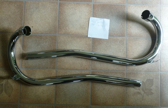 Triumph Tr6c Trophy 650 High Level Exhaust Pipes 70-6370/2 ...