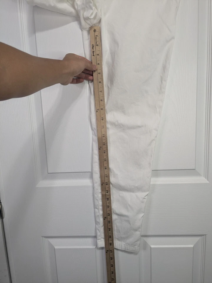 Pantalones para mujer Fabiana Filippi pequeños blancos informales Foto 4 de 4