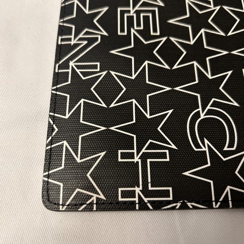 Givenchy Star Black Clutch Envelope Pouch Zip 13”x9” - Picture 11 of 20