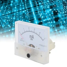 DC 0-5MA Amperemeter Test Gauge for Electrical Panels Portable and Reliable