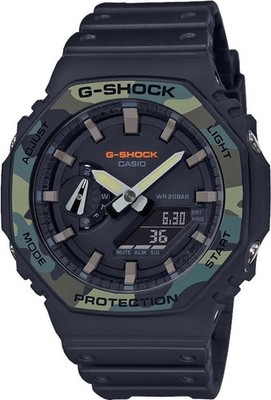 Casio G-shock Schwarz Herren Armbanduhr GA-2100SU-1AER