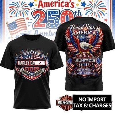 Harley-Davidson America 250th Anniversary Shirt 1776-2026 T-Shirt