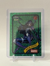 2025 Topps Chrome Marvel Web-Head #32 Hulk Green Lazer Refractor #85/99