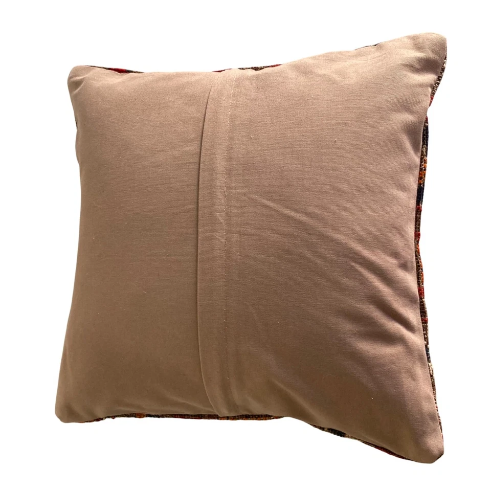 Cojín Kilim estilo marroquí vintage bohemio moderno relleno de plumón Foto 3 de 4