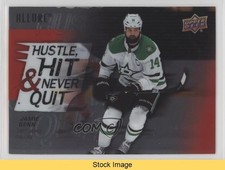 2021-22 Upper Deck Allure Hustle Hit & Never Quit Jamie Benn #HH-4 READ 1t8r