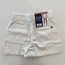Gap Kids Girl's Pull-On Cotton Short, Drawstring Paper Bag Waist Medium 7/8
