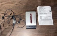 SONY WM-EX600 2000 Works w/Accessories Walkman Cassette EXCELLENT