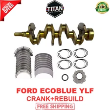 FORD TRANSIT YMF6 YLF6 CUSTOM 2.0 D ECOBLUE CRANKSHAFT WITH PISTON RINGS REBUILD