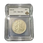 1945-S Walking Liberty Half Dollar Gem BU