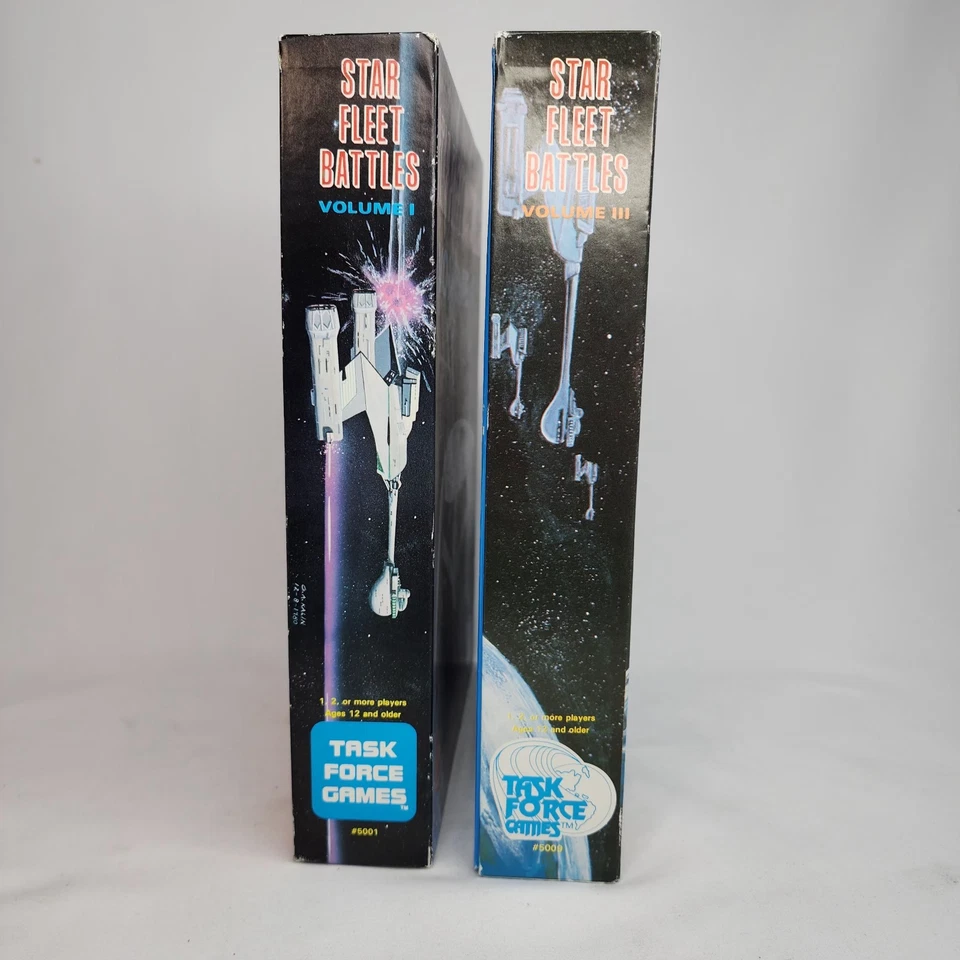 Lote Batallas Flota Estelar Vol I II III Libros de Reglas SSD Hojas Contadores 1 Tarea de Mapa Hexagonal Foto 2 de 4